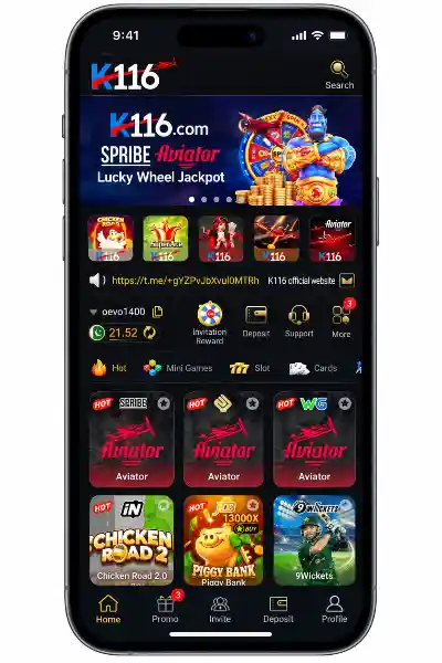 K116 Game Dashboard